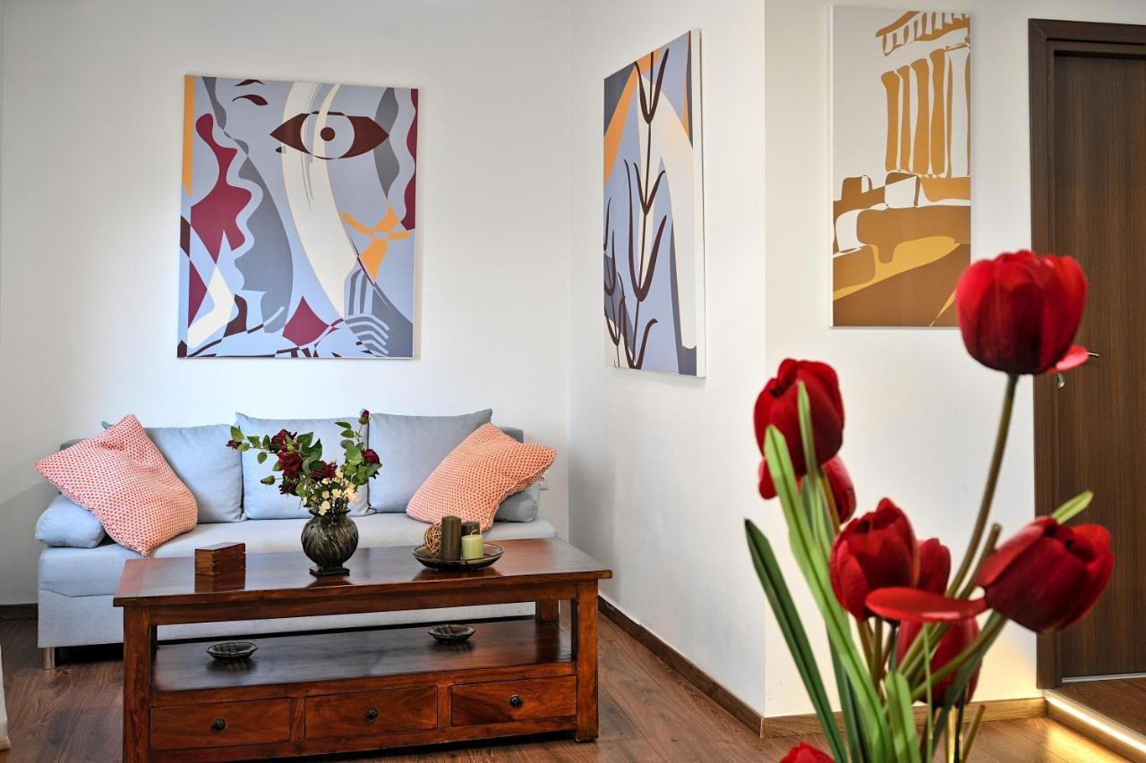 אתונה Stylish Apartment, Acropolis View מראה חיצוני תמונה